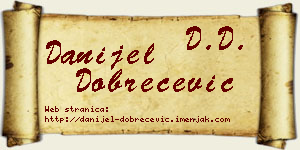 Danijel Dobrečević vizit kartica